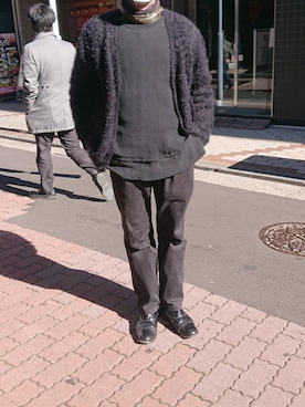 神田潔さん（メンズ・175cm）の冬コーディネート