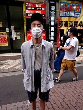 神田潔さん(メンズ・175cm)の夏コーディネート