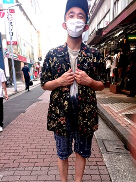 神田潔さん(メンズ・175cm)の夏コーディネート