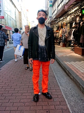 神田潔さん（メンズ・175cm）の秋コーディネート