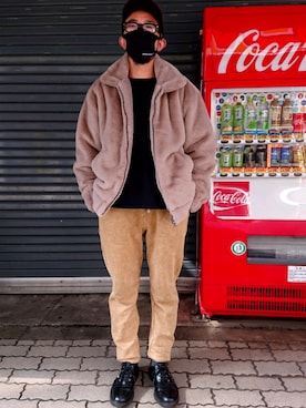 神田潔さん（メンズ・175cm）の秋コーディネート