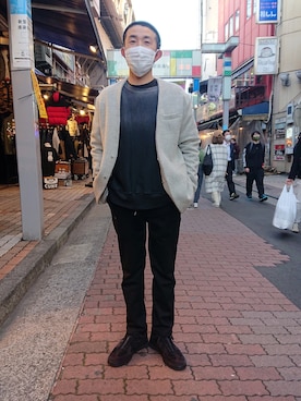 「オトナストリート」｜神田潔さん（メンズ・175cm）の冬コーディネート