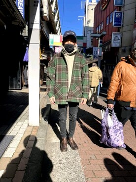 神田潔さん(メンズ・175cm)の冬コーディネート