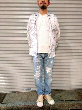 神田潔さん（メンズ・175cm）の秋コーディネート