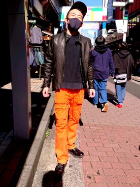 神田潔さん（メンズ・175cm）の秋コーディネート