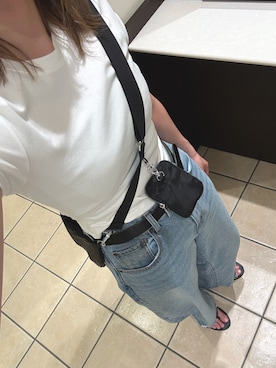 「chuclla（チュクラ）のアイテム（ショルダーバッグ）」を使った、Ri_MNTさん（レディース・164cm）の夏コーディネート