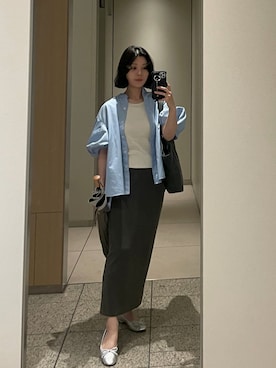 「アイテム（バレエシューズ）」を使った、co_baby5さん（レディース・153cm）の夏コーディネート