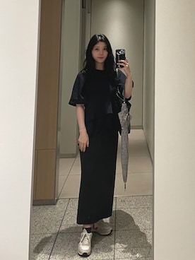 「雨の日」｜co_baby5さん（レディース・153cm）の夏コーディネート