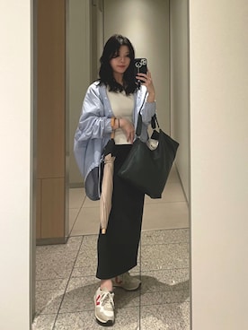 「大人カジュアルコーデ」｜「アイテム（スニーカー）」を使った、co_baby5さん（レディース・153cm）の夏コーディネート