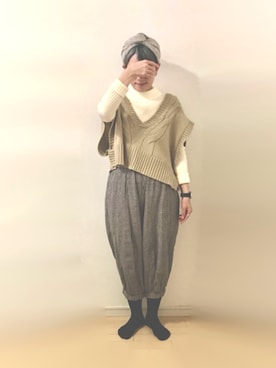 「ハイネック」｜ratoさん（レディース・154cm）の春コーディネート