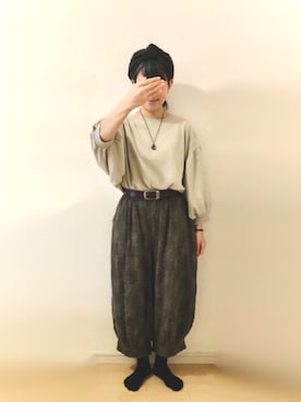 「ワイルドパンツ」｜ratoさん（レディース・154cm）の春コーディネート