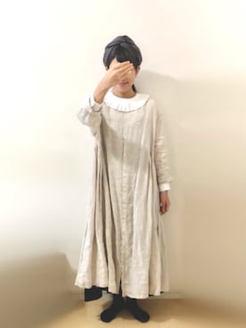 「SO（エスオー）のアイテム（ワンピース/ドレス）」を使った、ratoさん（レディース・154cm）の秋コーディネート