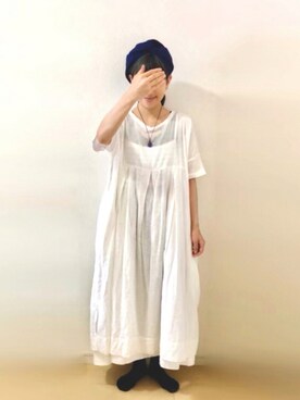 「alacrity（アラクリティー）のアイテム」を使った、ratoさん（レディース・154cm）の夏コーディネート