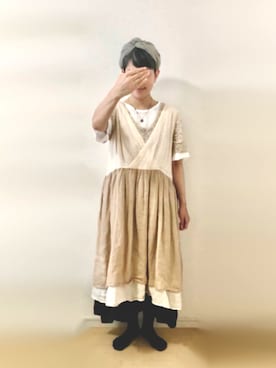 「08Mab（ゼロハチマブ）のアイテム」を使った、ratoさん（レディース・154cm）の夏コーディネート