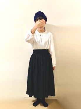 「リンネル（リンネル）のアイテム」を使った、ratoさん（レディース・154cm）の夏コーディネート