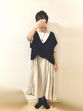 「SO（エスオー）のアイテム（ワンピース/ドレス）」を使った、ratoさん（レディース・154cm）の秋コーディネート