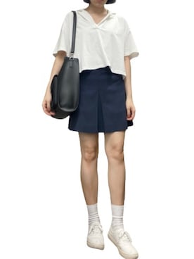 「H&M（エイチ・アンド・エム）のアイテム（スニーカー）」を使った、つくね さん（レディース・157cm）の秋コーディネート