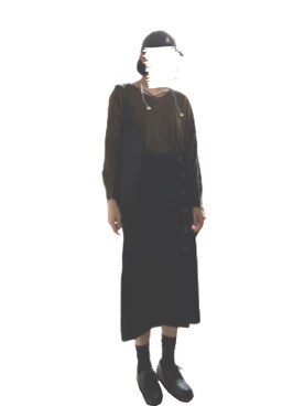 「ミカヅキモモコ（ミカヅキモモコ）のアイテム」を使った、つくね さん（レディース・157cm）の秋コーディネート