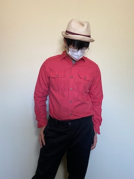 赤シャツ のメンズ人気ファッションコーディネート Wear