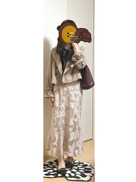「JUSGLITTY（ジャスグリッティー）のアイテム（トップス）」を使った、mnnさん（レディース・159cm）の秋コーディネート