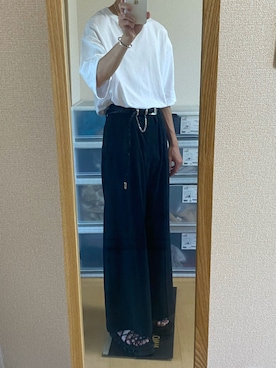 「FACTOTUM（ファクトタム）のアイテム（アクセサリー）」を使った、maekashiさん（メンズ・173cm）の夏コーディネート