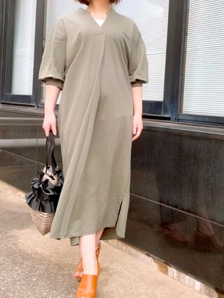 Interplanet インタープラネット の リボンベルト付コットンフィッシュテールワンピース ワンピース Wear