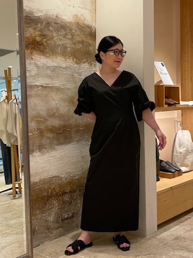 「アイテム（ワンピース）」を使った、ggみきさん（レディース・153cm）の夏コーディネート