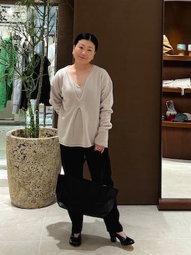 「GALLARDAGALANTE（ガリャルダガランテ）のアイテム（その他パンツ）」を使った、ggみきさん（レディース・153cm）の秋コーディネート