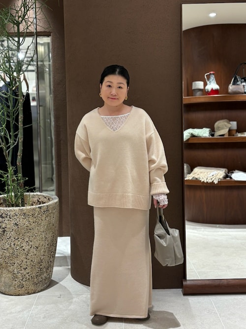 セール】【La nature linge】NEWレースカットソー（Tシャツ/カットソー