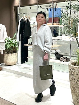 「ニットコーデ」｜ggみきさん（レディース・153cm）の秋コーディネート