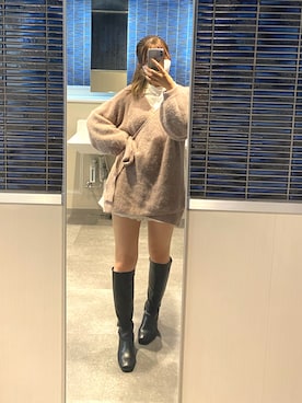 「DIANA」｜「アイテム（ワンピース/ドレス）」を使った、Anna さん（レディース・162cm）の秋コーディネート