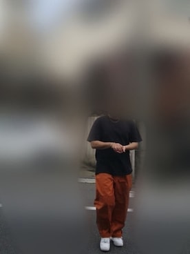 「オレンジ🍊」｜たこさん（メンズ・173cm）の秋コーディネート