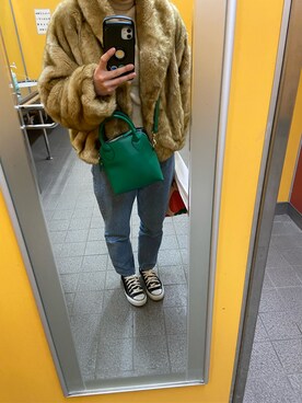 「Another Edition（アナザーエディション）のアイテム（その他アウター）」を使った、chanchanomochiさん（レディース・154cm）の冬コーディネート