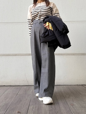 「アイテム（手袋）」を使った、miyama1219さん（レディース・155cm）の冬コーディネート