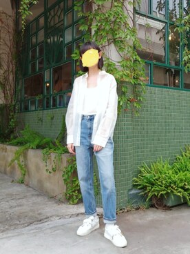 「amai（-）のアイテム」を使った、Lilyさん（レディース・158cm）の秋コーディネート