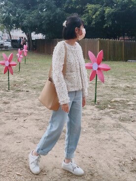 「GRACE CONTINENTAL（グレースコンチネンタル）のアイテム（ジャケット/アウター）」を使った、Lilyさん（レディース・158cm）の冬コーディネート