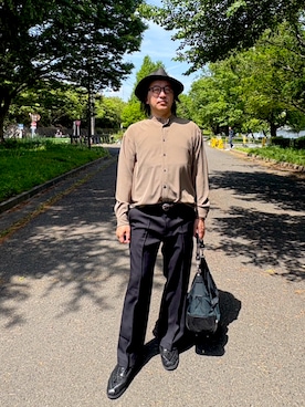 「ベージュ」｜zzzypadawanさん（メンズ・177cm）の春コーディネート