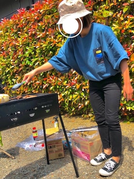 「Adoonplain」｜「アイテム（その他）」を使った、ナ　ホさん（レディース・146cm）の夏コーディネート