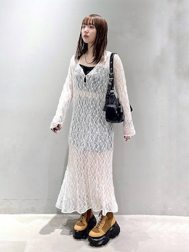 「アイテム（ワンピース/ドレス）」を使った、kotokoさん（レディース・160cm・20代）の秋コーディネート