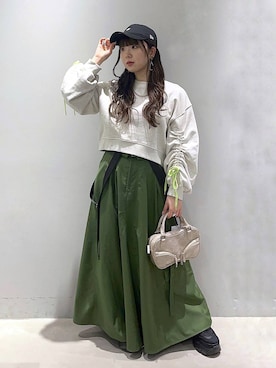 「JEANASIS（ジーナシス）のランダムアウトソールスニーカー/968688（スニーカー）」を使った、kotokoさん（レディース・160cm）の冬コーディネート