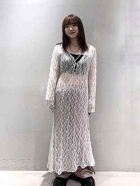 「アイテム（ワンピース/ドレス）」を使った、kotokoさん（レディース・160cm・20代）の秋コーディネート