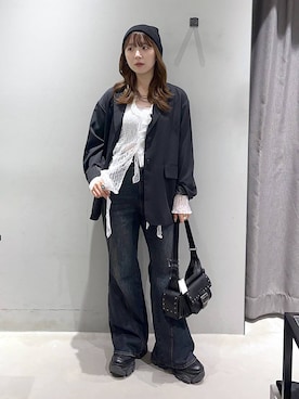 「アイテム（ニットキャップ/ビーニー）」を使った、kotokoさん（レディース・160cm・20代）の夏コーディネート