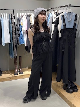 「JEANASIS（ジーナシス）のランダムアウトソールスニーカー/968688（スニーカー）」を使った、kotokoさん（レディース・160cm）の春コーディネート