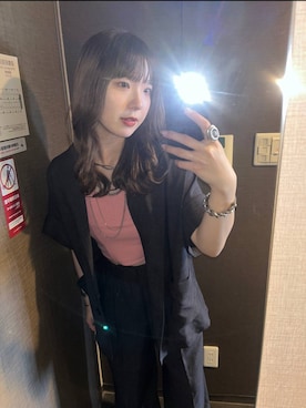 「アイテム（テーラードジャケット）」を使った、kotokoさん（レディース・160cm・20代）の夏コーディネート