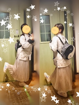 はねはねとゆかいな何かたちさんの（adidas | アディダス）を使ったコーディネート