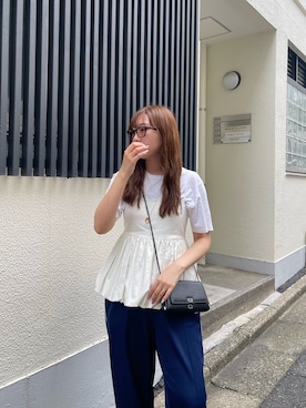 「IACUCCI（イアクッチ）のアイテム」を使った、ma_suzu_さん（レディース・162cm）の夏コーディネート