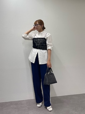 「ジャージ」｜「アイテム（バッグ）」を使った、ma_suzu_さん（レディース・162cm）の夏コーディネート