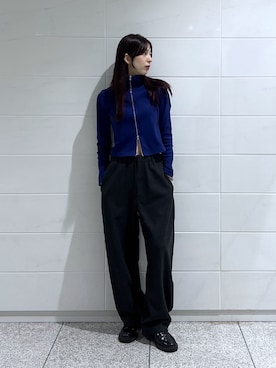 「アイテム（スウェットパンツ）」を使った、kannaさん（レディース・163cm）の秋コーディネート