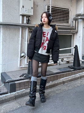 「SHEENA（シーナ）のアイテム」を使った、kannaさん（レディース・163cm）の冬コーディネート