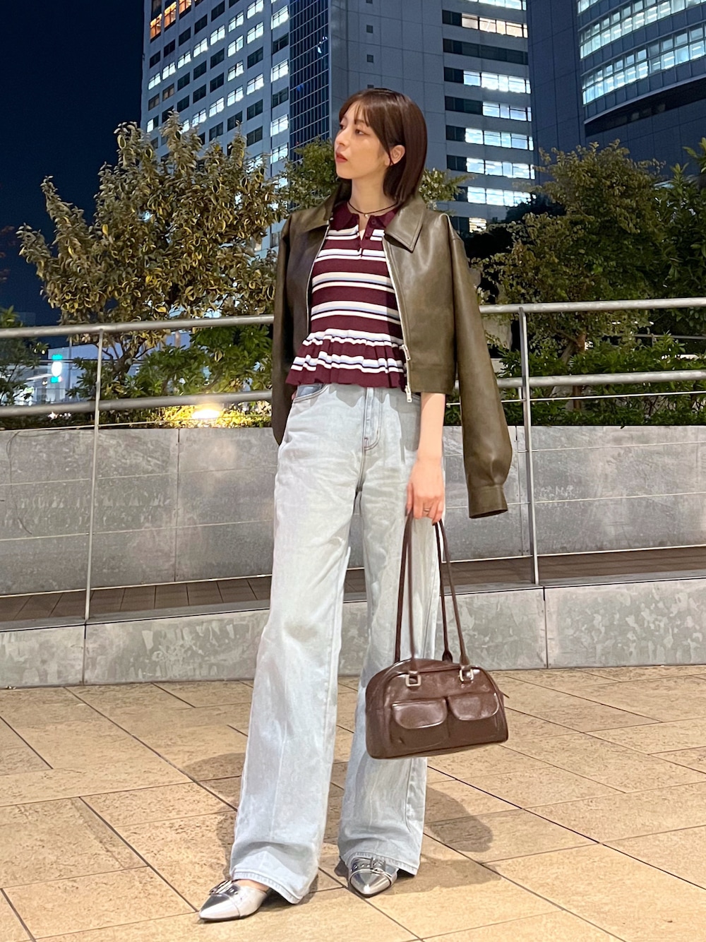 kannaさんの「WEGO/ハトメベルトポインテッドシューズ（WEGO）」を使ったコーディネートの1枚目の写真